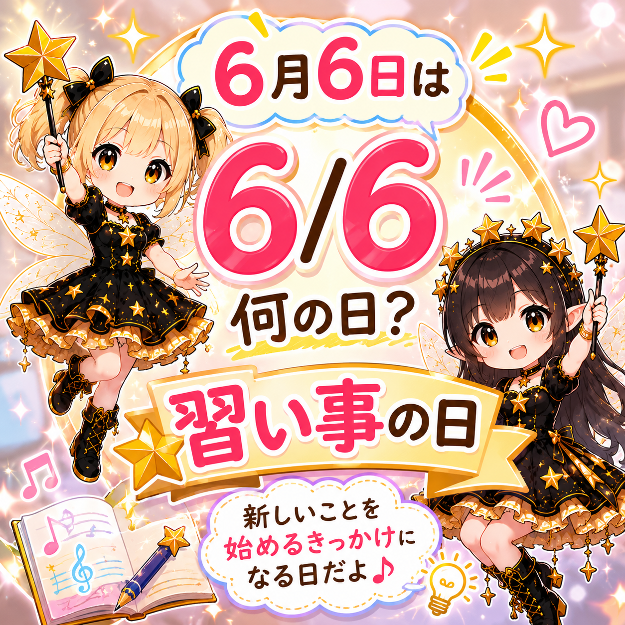 6月6日は「習い事の日」