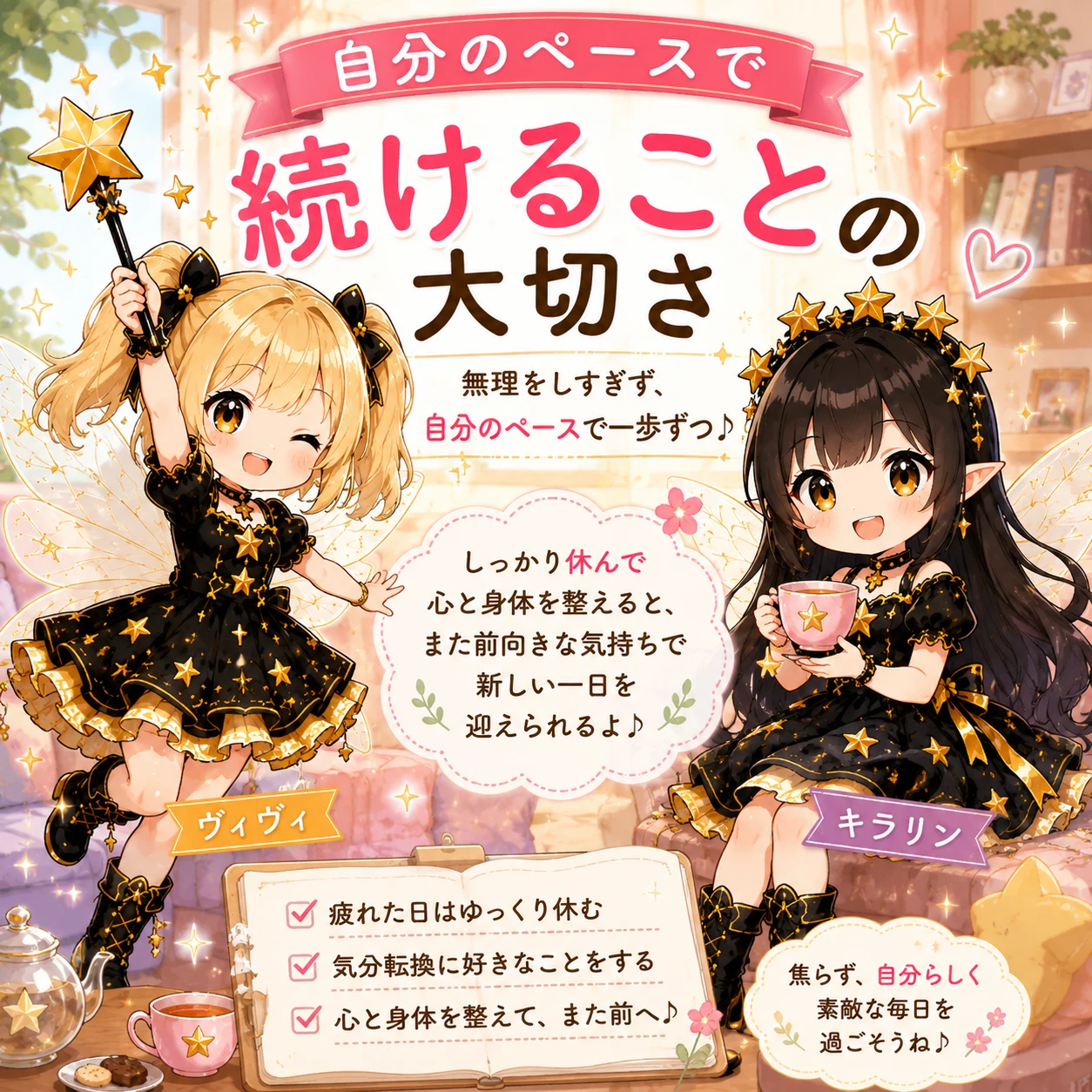 自分のペースで続けることの大切さ